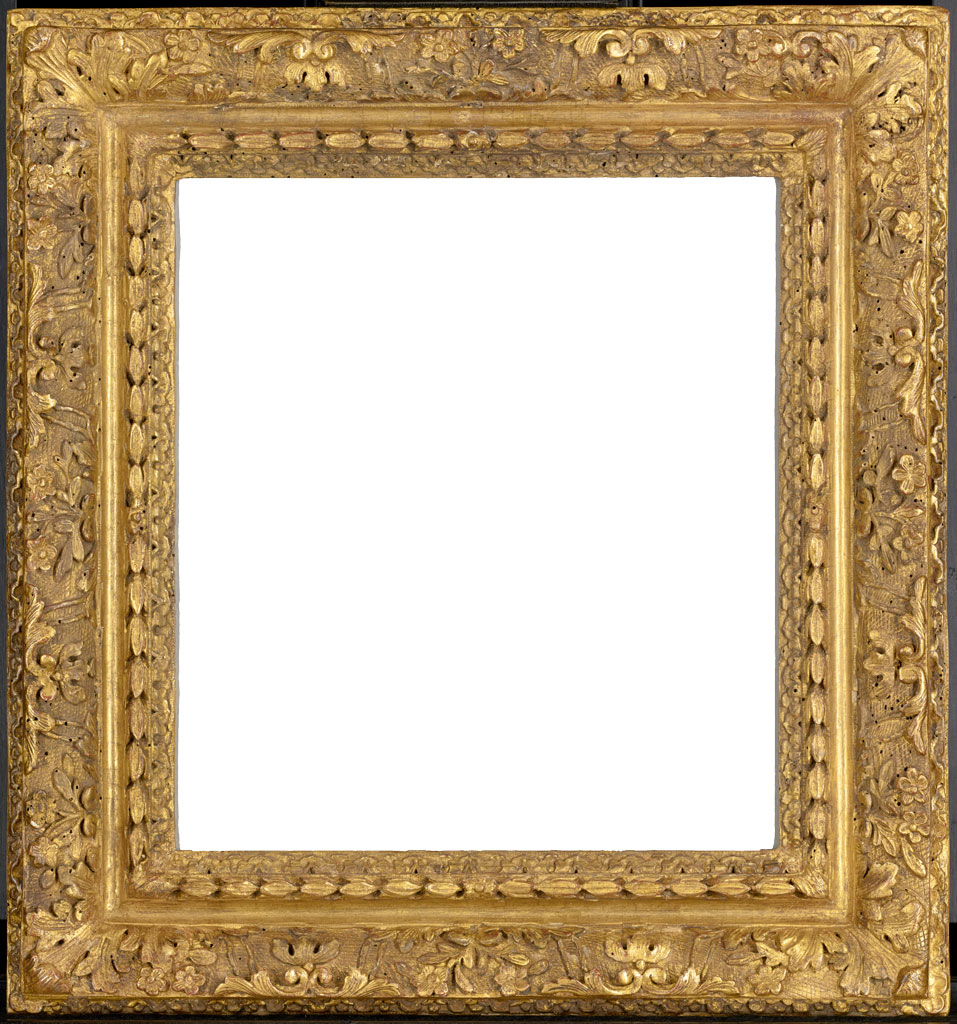 Hyacinthe Rigaud's portrait of Charles de Saint-Albin displayed in an elaborate carved and gilded Régence frame