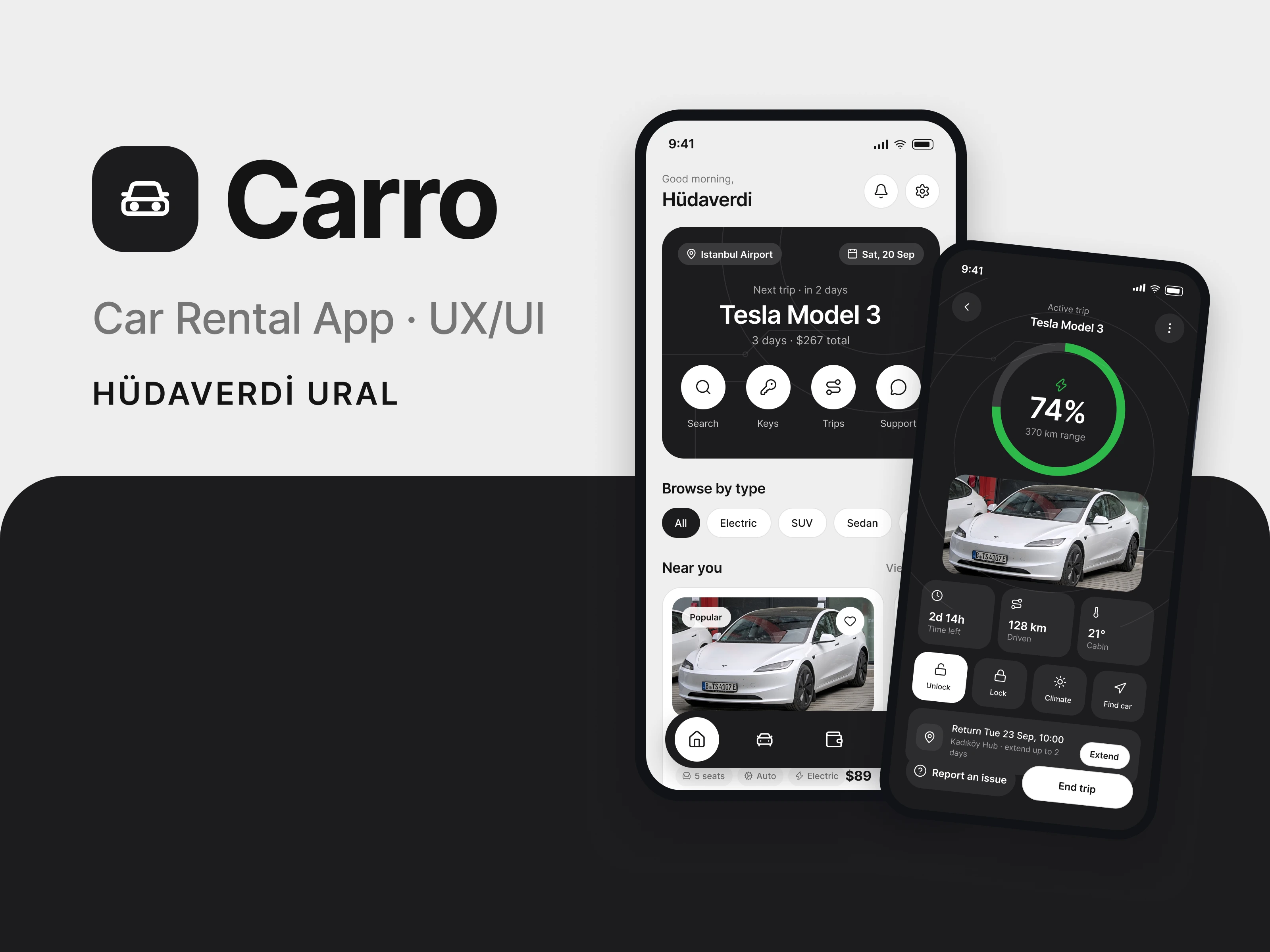 Carro — Car Rental App