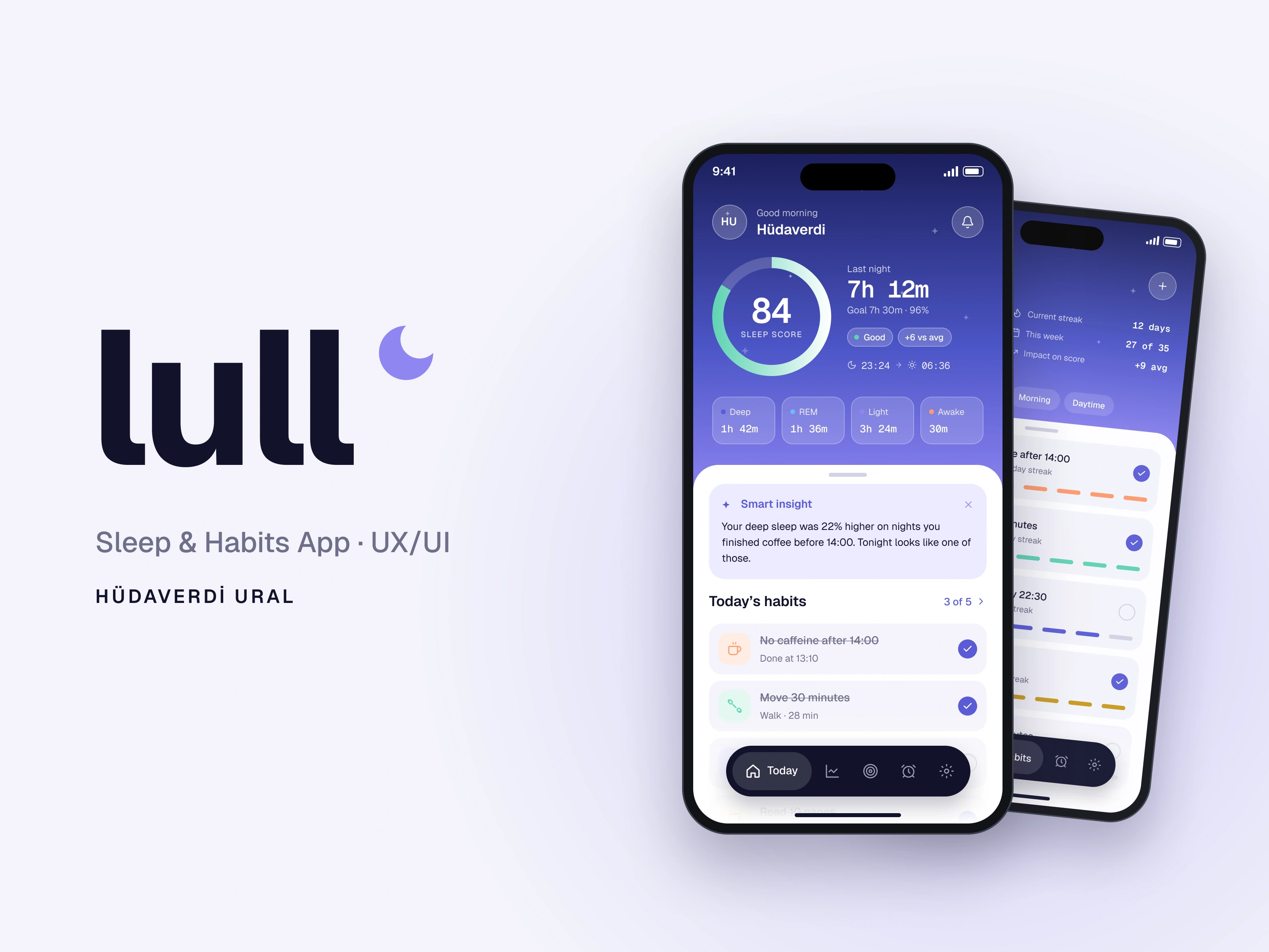 Lull — Sleep & Habits App
