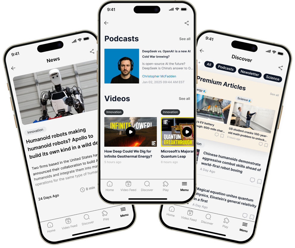 Interesting Engineering mobile app design