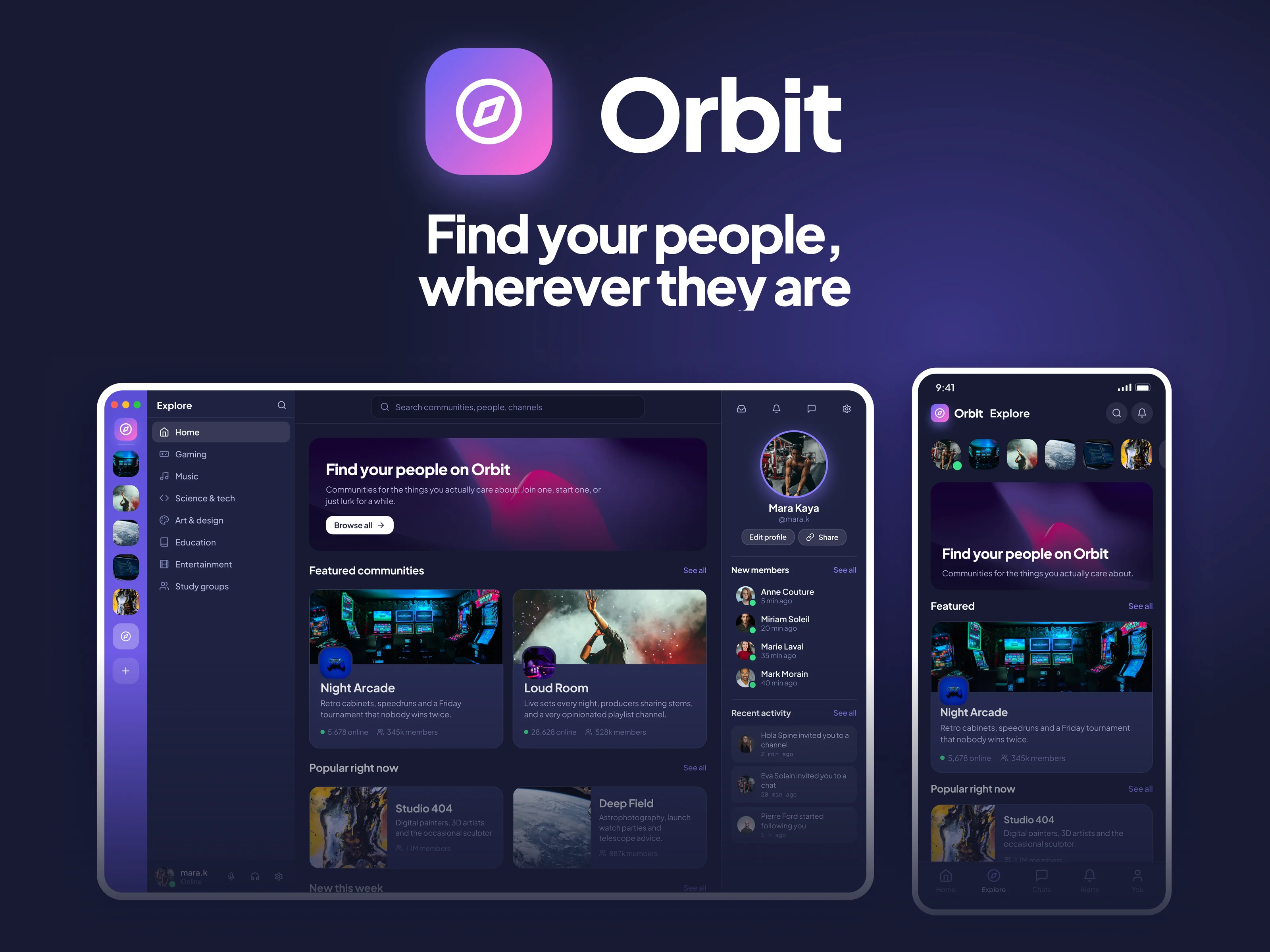 Orbit — Community App