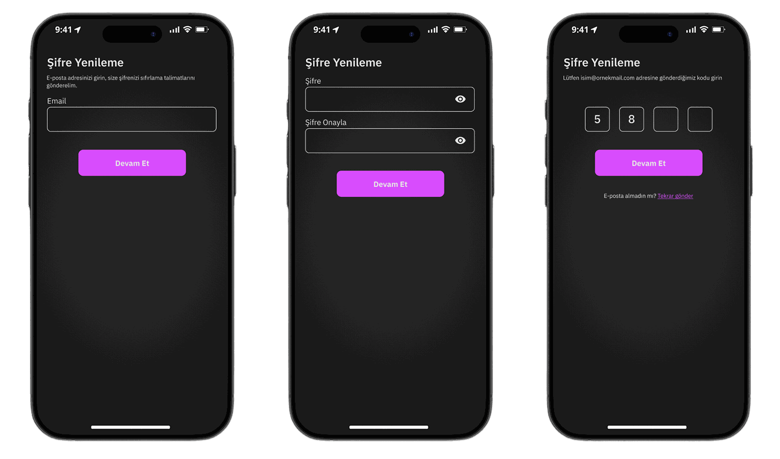 Podio sign-up screen detail