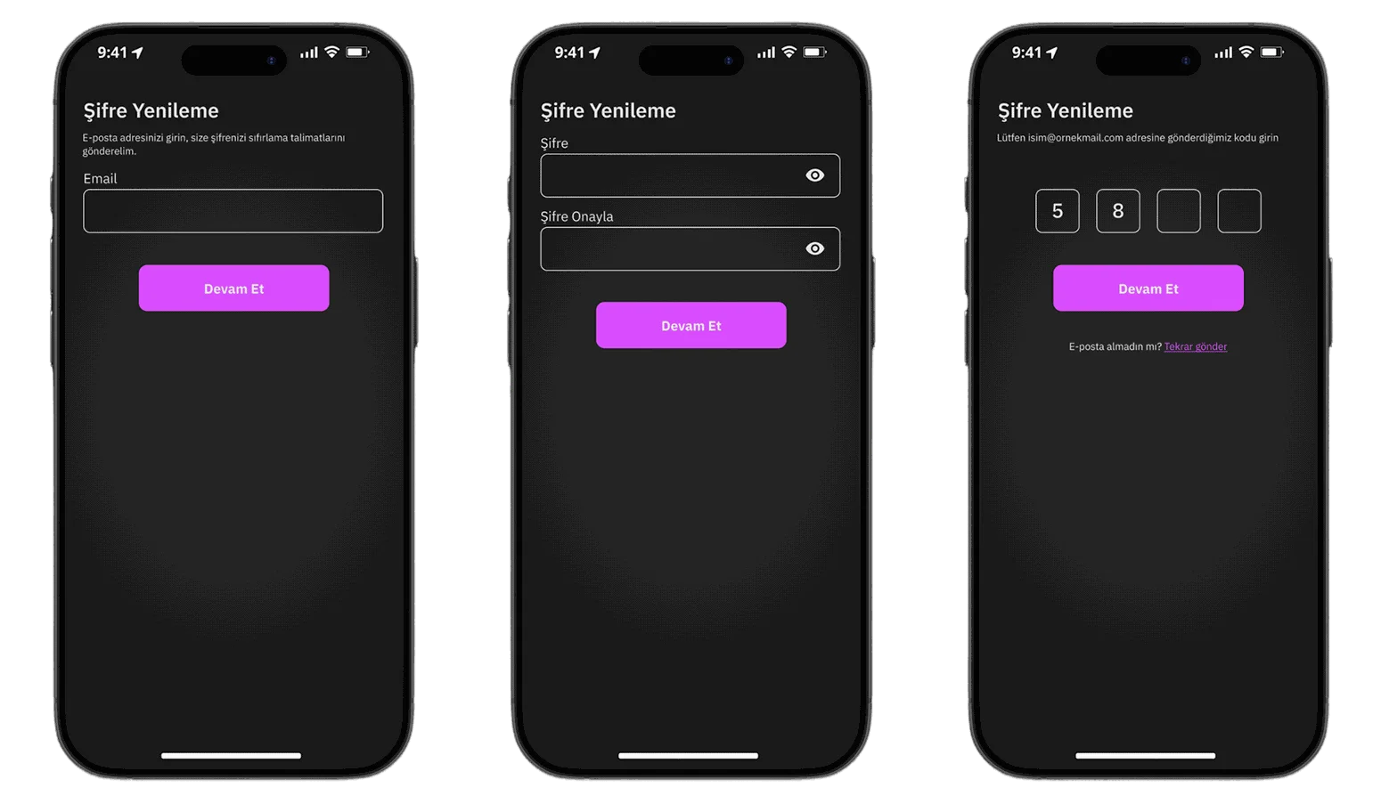 Podio sign-up screen detail