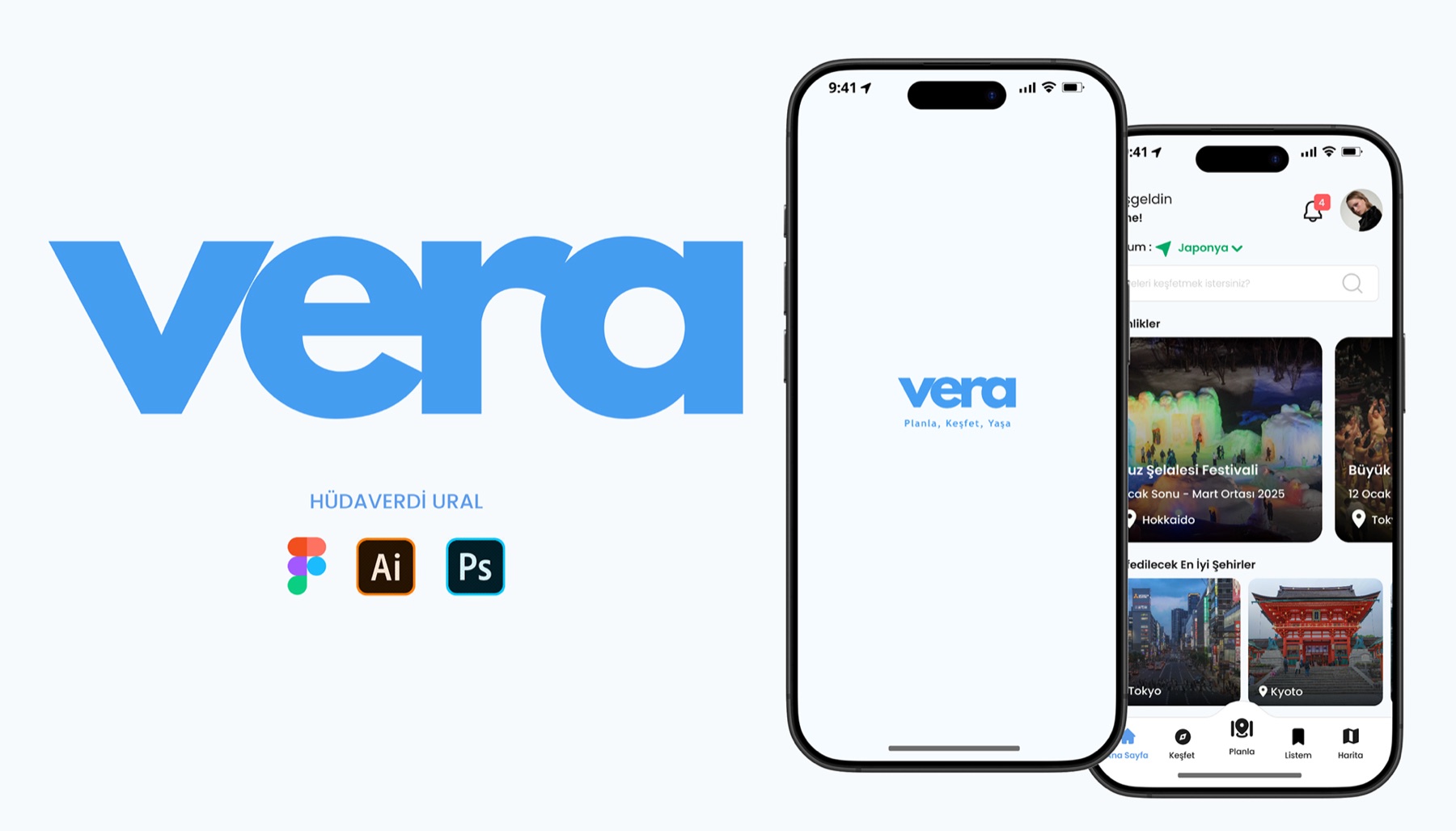 Vera app hero visual